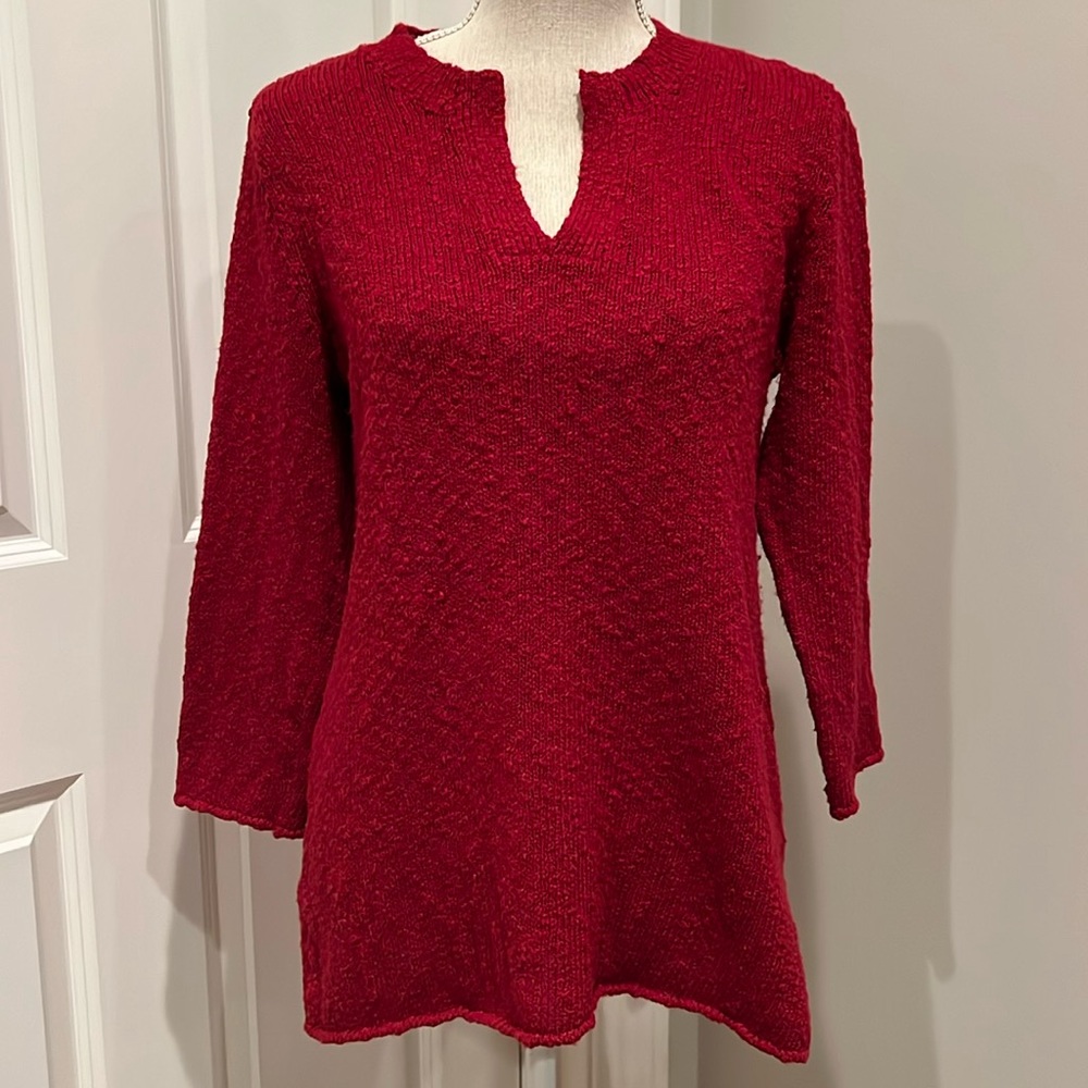 TOMMY BAHAMA DEEP RED SWEATER